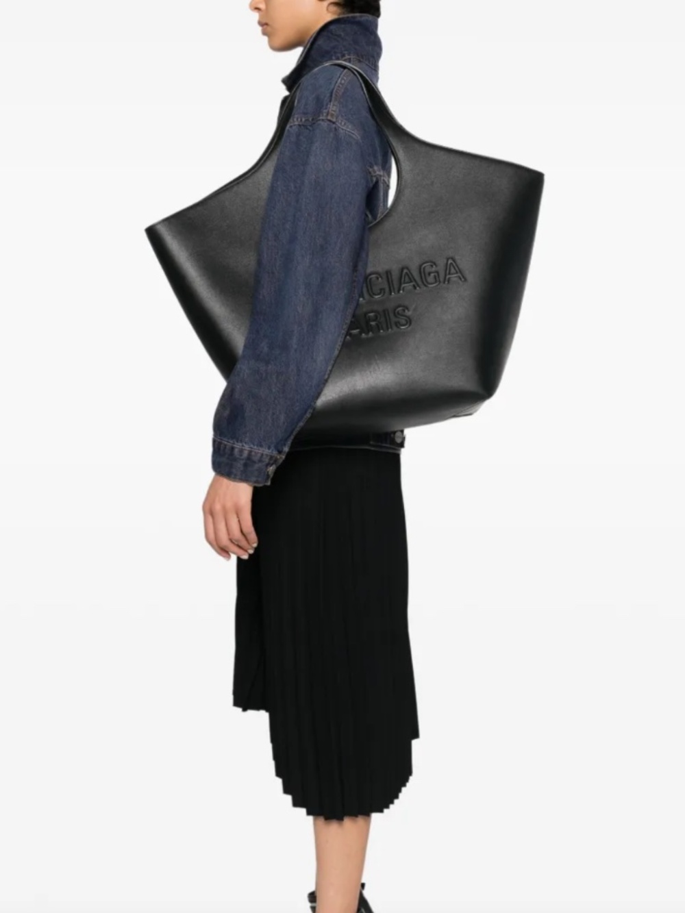 BALENCIAGA Mary Kate Medium Tote - Black - NWT - Picture 2 of 10